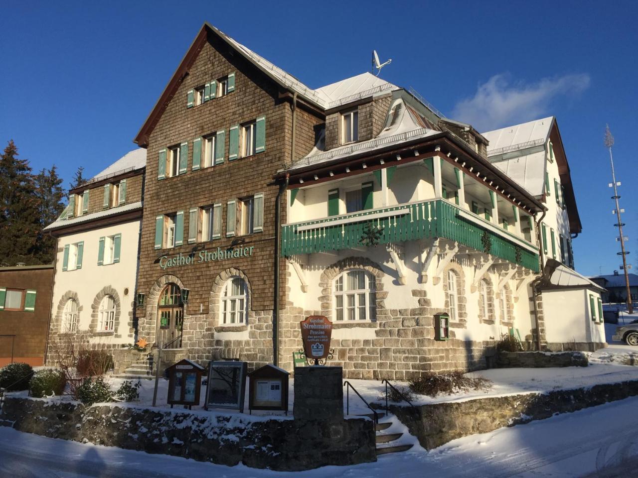 Gasthof Pension Strohmaier Haidmühle Exterior foto